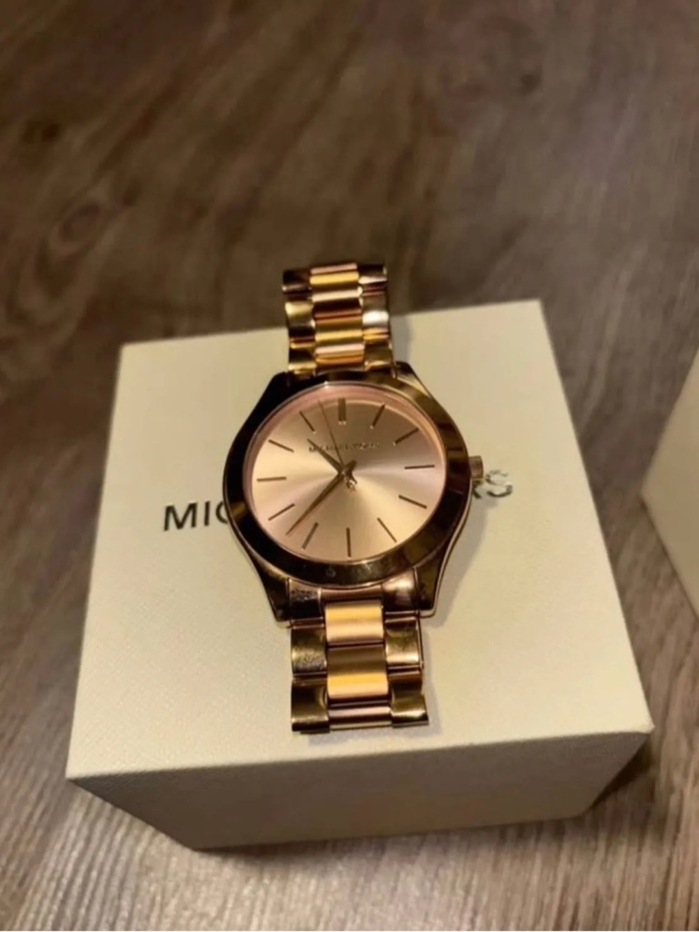 Michael Kors Rose Gold Link Watch